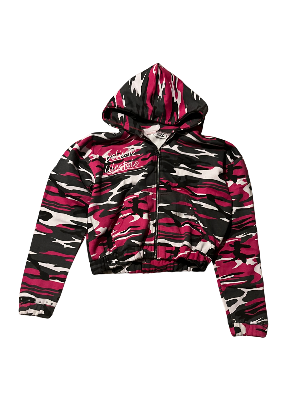 CAMO “PINK PUNCH” Zip up Hoodie