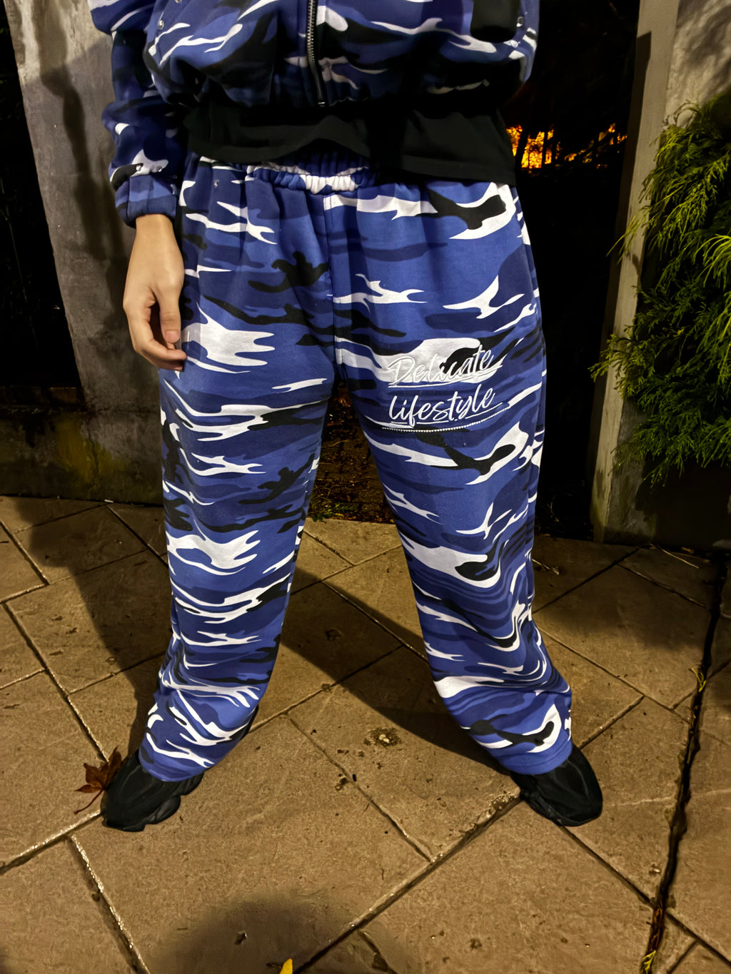 CAMO “ARCTIC DESERT” Sweatpants(Blue)