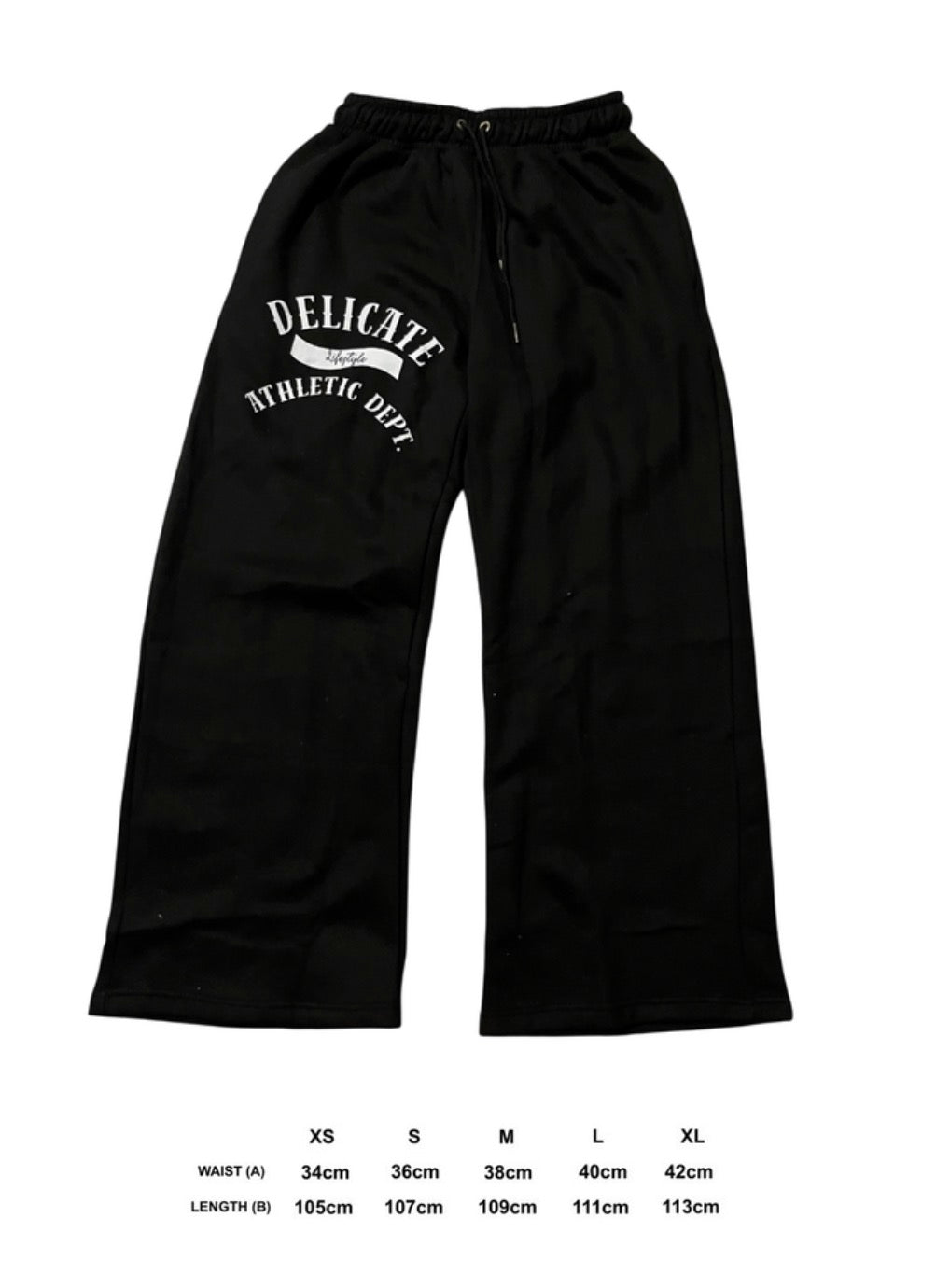 “STARLIGHT” SWEATPANTS (Black)