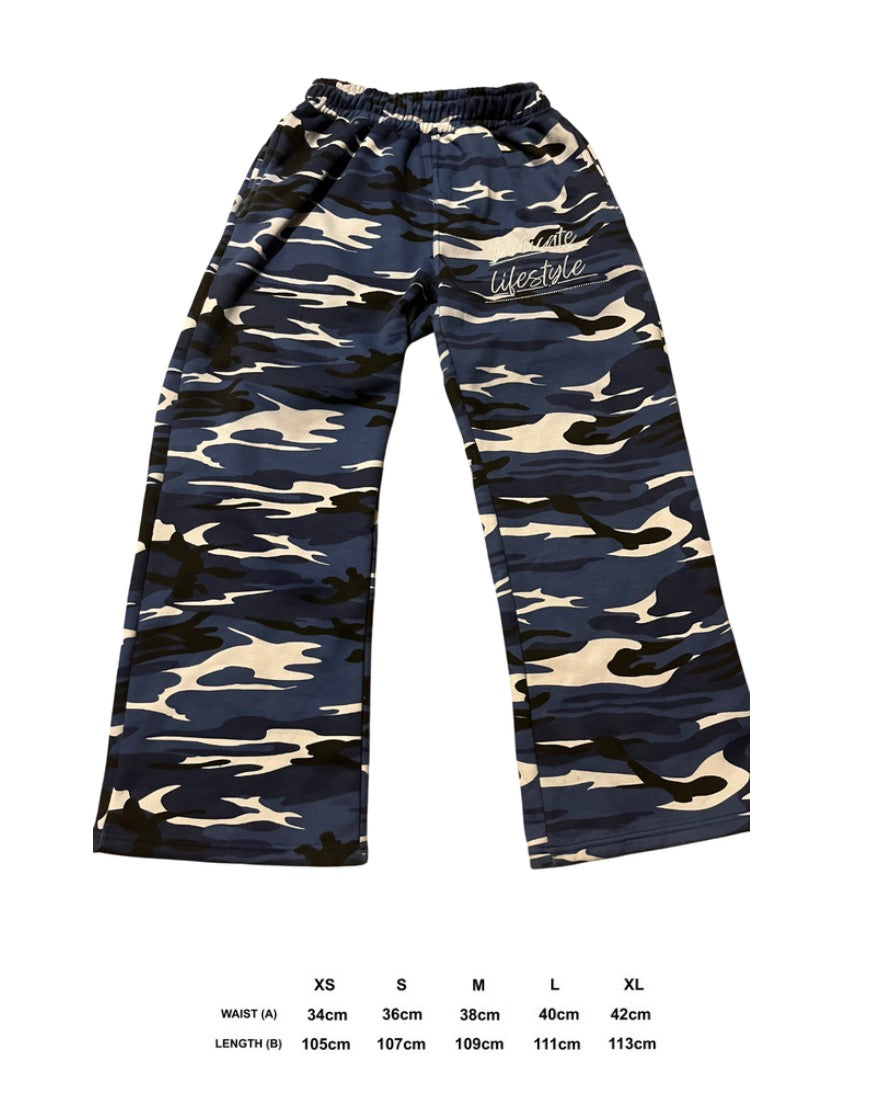 CAMO “ARCTIC DESERT” Sweatpants(Blue)
