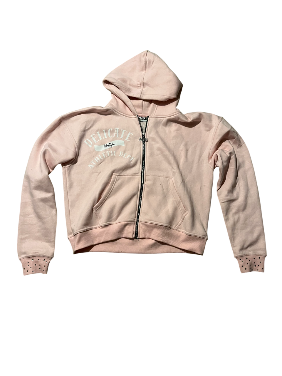 “Blush” Zip up hoodie (Pink)